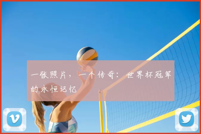 一张照片，一个传奇：世界杯冠军的永恒记忆