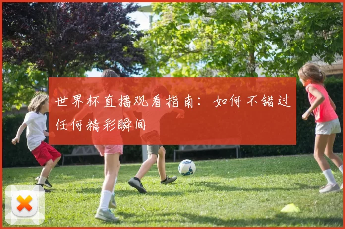 世界杯直播观看指南:如何不错过任何精彩瞬间